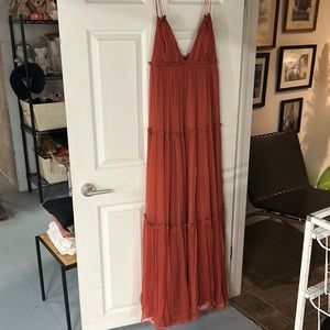 Anthropology BHLDN stunning long dress. Never been worn. Size 8